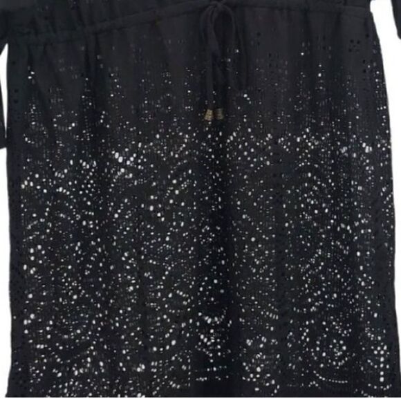 DOTTI Swimwear Cover-up Gypsy Gem Vneck Bathing suit Drawcord Waist Tunic L - Picture 7 of 8